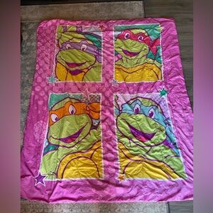 Vintage Nick Jr Queen Size TMNT Reversible Comforter